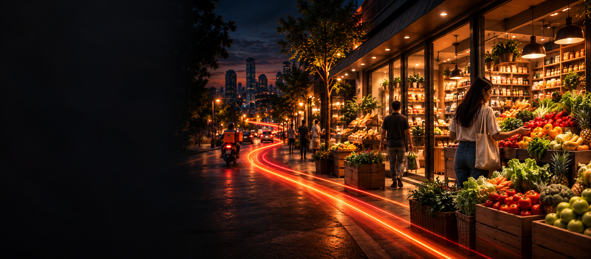 Fresh food. Fresh groceries. Delivered fast.